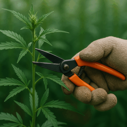 Przycinanie roslin marihuany 2